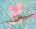 Midnight Sun Turtle Art close-up